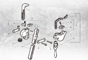 Детали сложнорычажных трубных ключей Ridgid